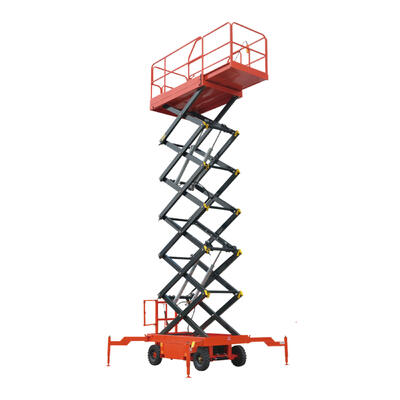 6m - 10m 2000kg Mobile Small Electric Scissor Lift Platform