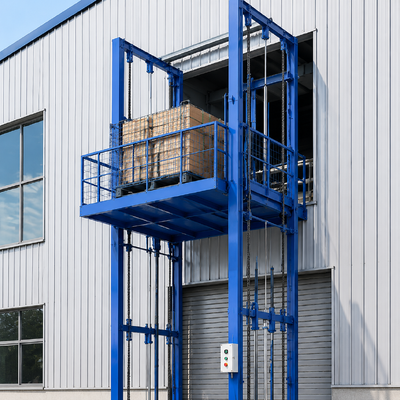 Wall Mounted Industrial Goods Lift Home Hydraulic Cargo Elevator