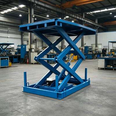 2 Ton Hydraulic Scissor Lift Table Fixed Stable Lifting Platform
