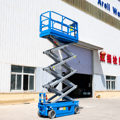 Mini Self Propelled Scissor Lift Table 230kg Electric Elevated Platform