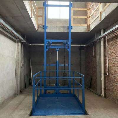 Material Handling Cargo Lift 1 Ton 5m Hydraulic Freight Elevator