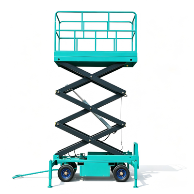 Mobile Hydraulic Scissor Lift Table 0.5 Ton Capacity Aerial Work Platform