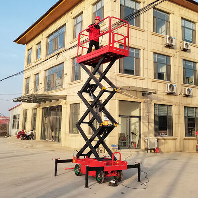Electric Scissor Lift Platform Mobile Hydraulic Aerial Work Equipment