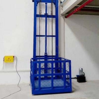 Vertical Wall Mounted Electric Hydraulic Cargo Lift For Warehouse